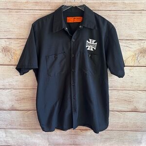 Vintage Jesse James West Coast Choppers Mechanic Shirt